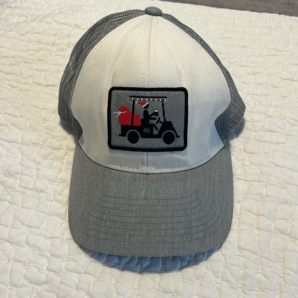 Travis Matthew’s Christmas golf cart hat